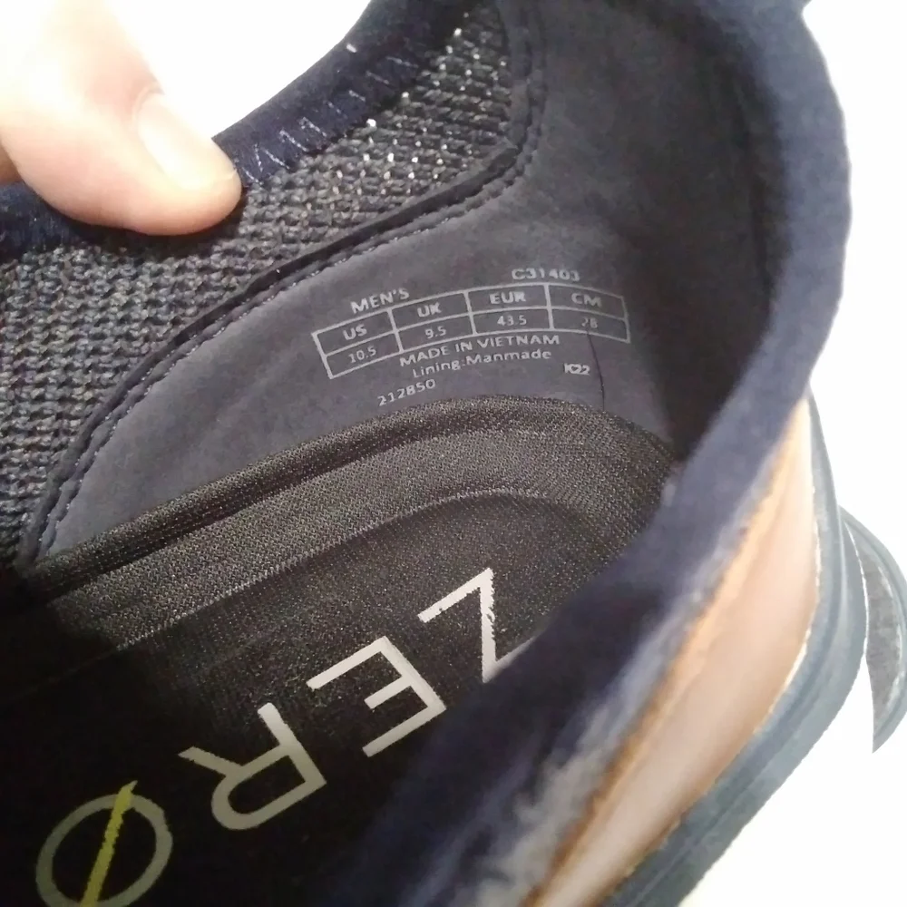 Cole Haan ZeroGrand Blue Stitchlite Comfort Oxford 10.5 - Picture 12 of 12